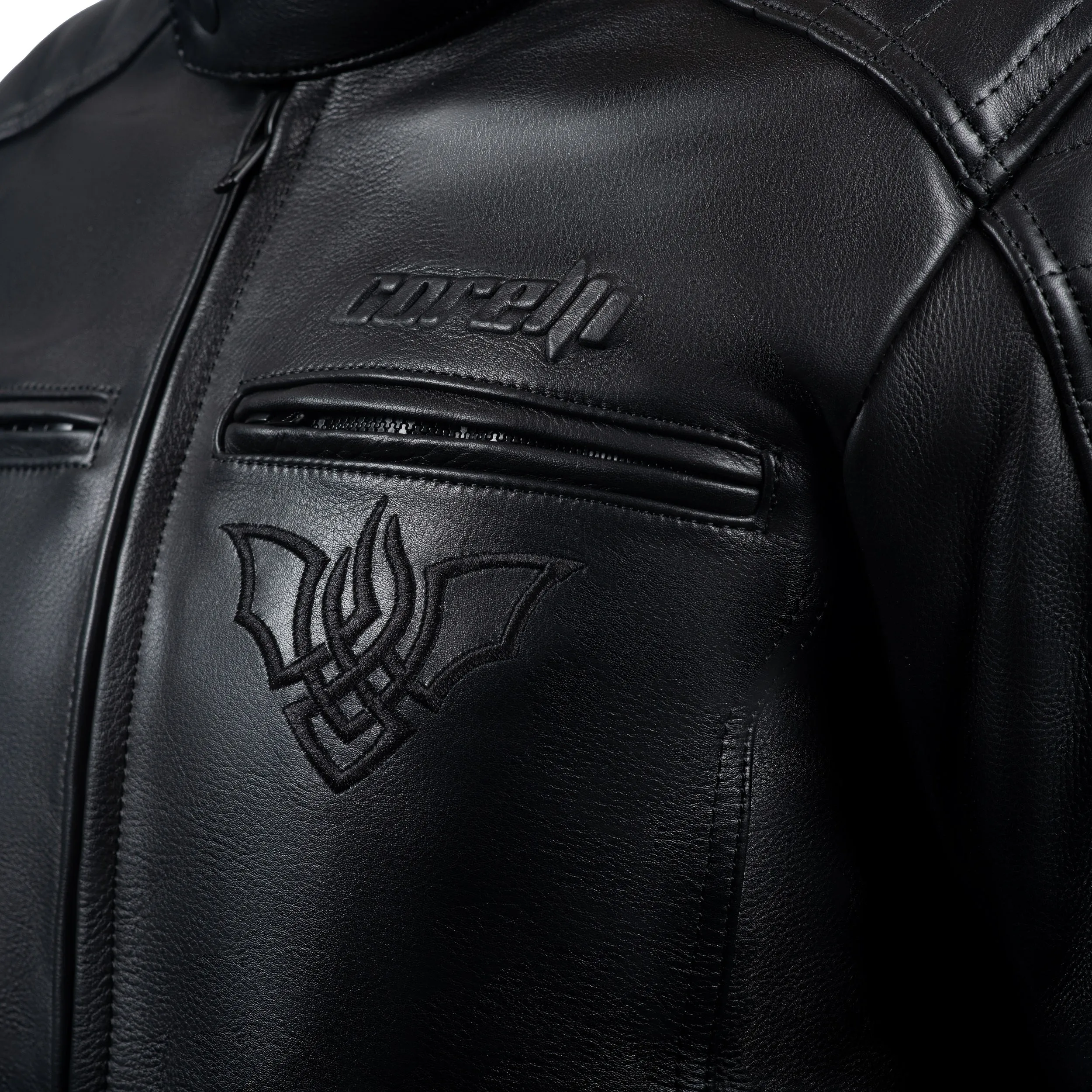 DRACULA BLACK MOTORCYCLE LEATHER JACKET