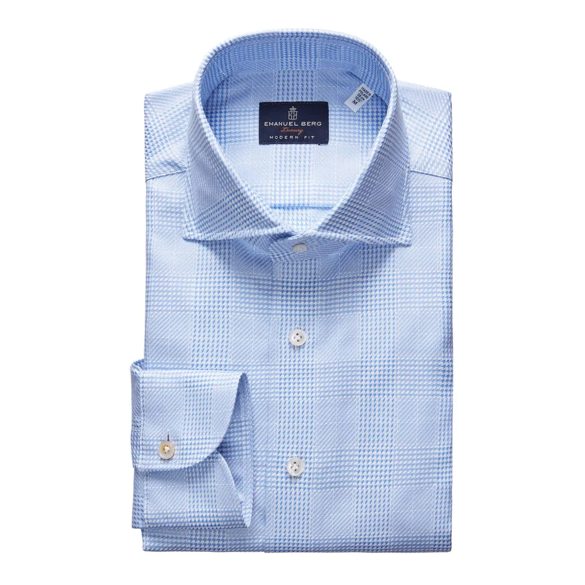 Emanuel Berg Prince of Wales Check Shirt