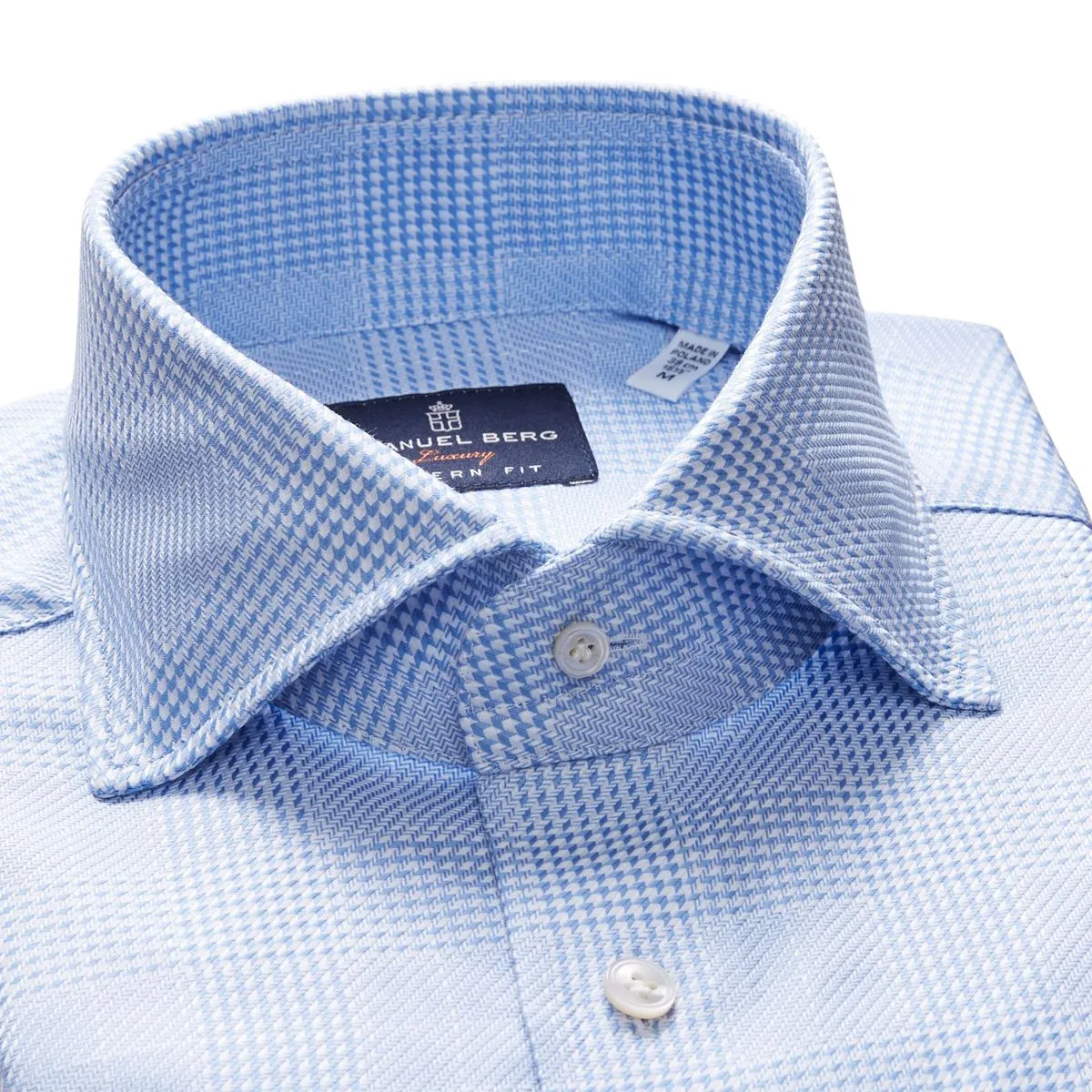 Emanuel Berg Prince of Wales Check Shirt