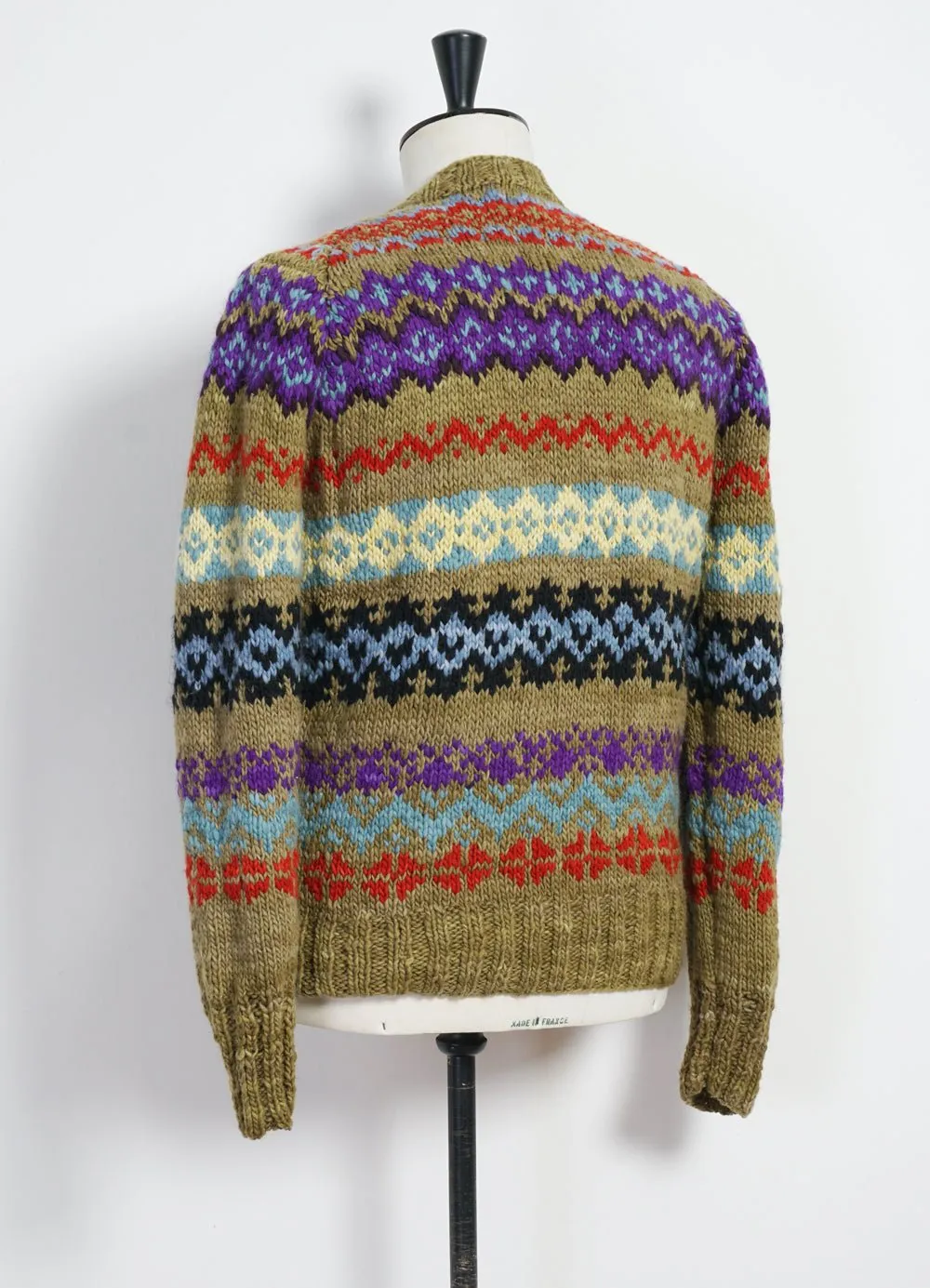 FAIR ISLE 8 | Hand-knitted Pullover | Alfalfa