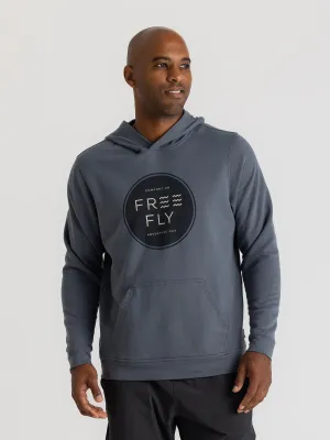 Free Fly Comfort On Fleece Hoodie in Storm Cloud