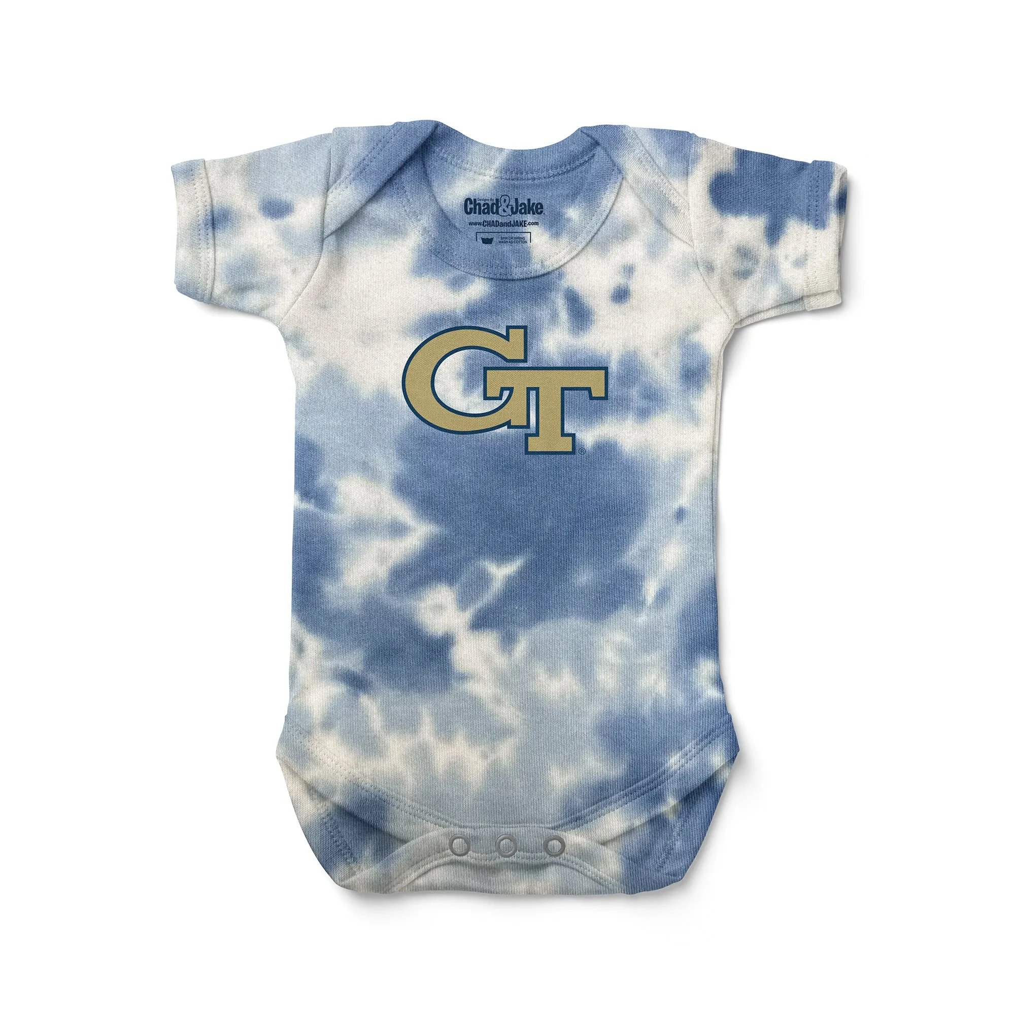 Georgia Tech Yellow Jackets Tie Dye Bodysuit