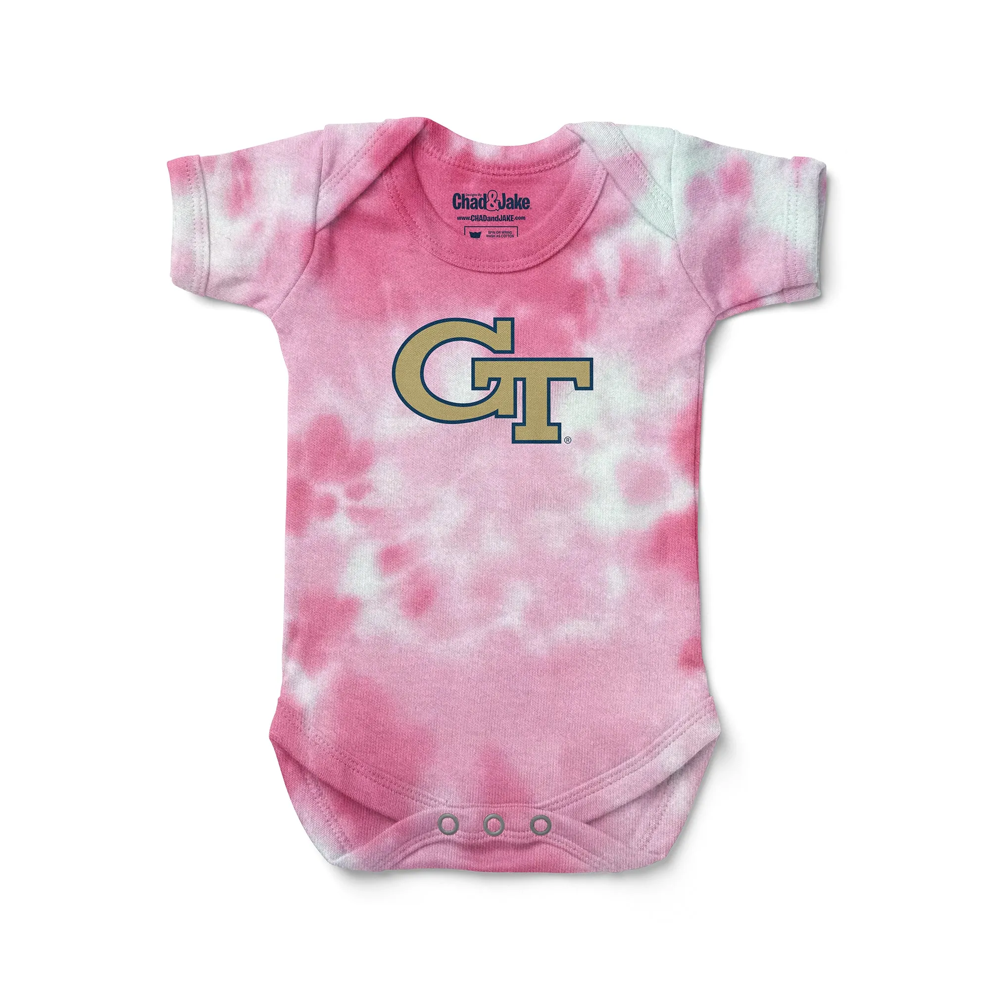 Georgia Tech Yellow Jackets Tie Dye Bodysuit