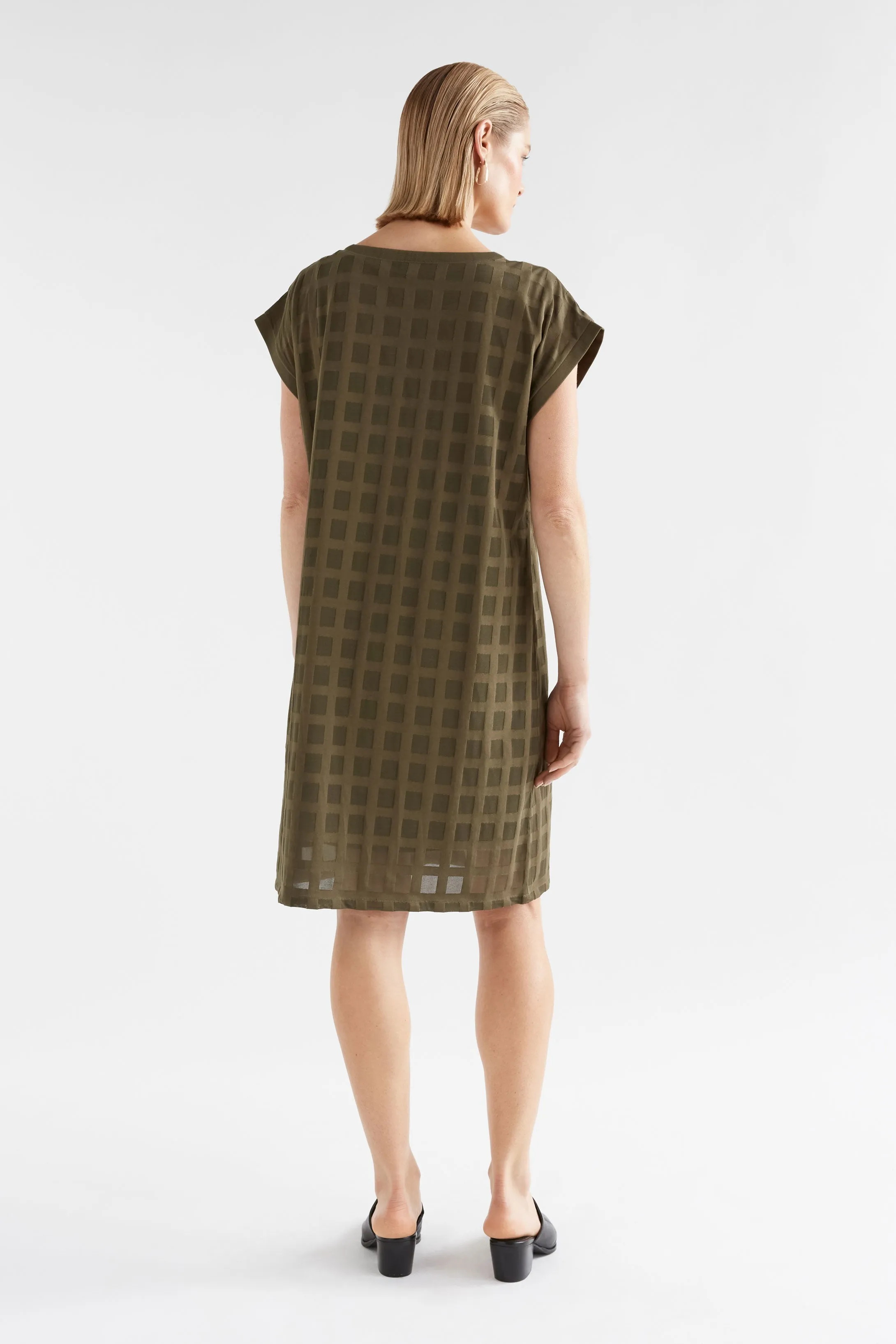 Grid Burnout Dress