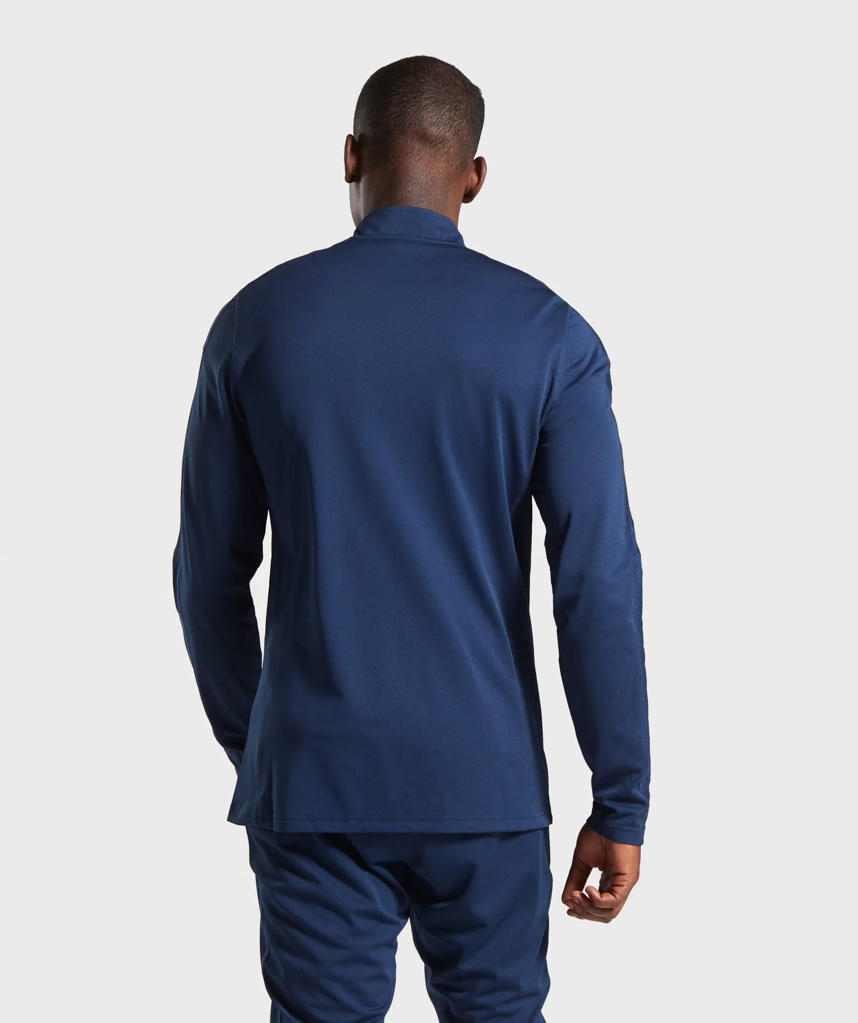 Gymshark React Training Track Top - Blue