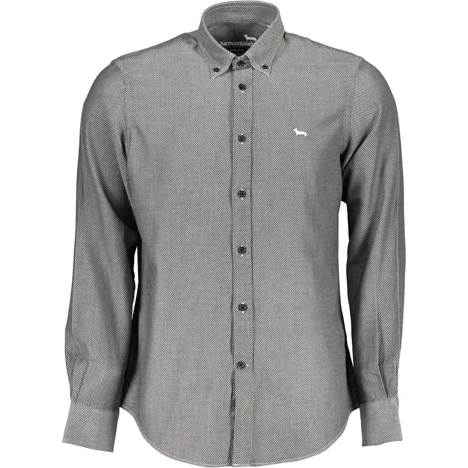 Harmont & Blaine Black Cotton Men Shirt