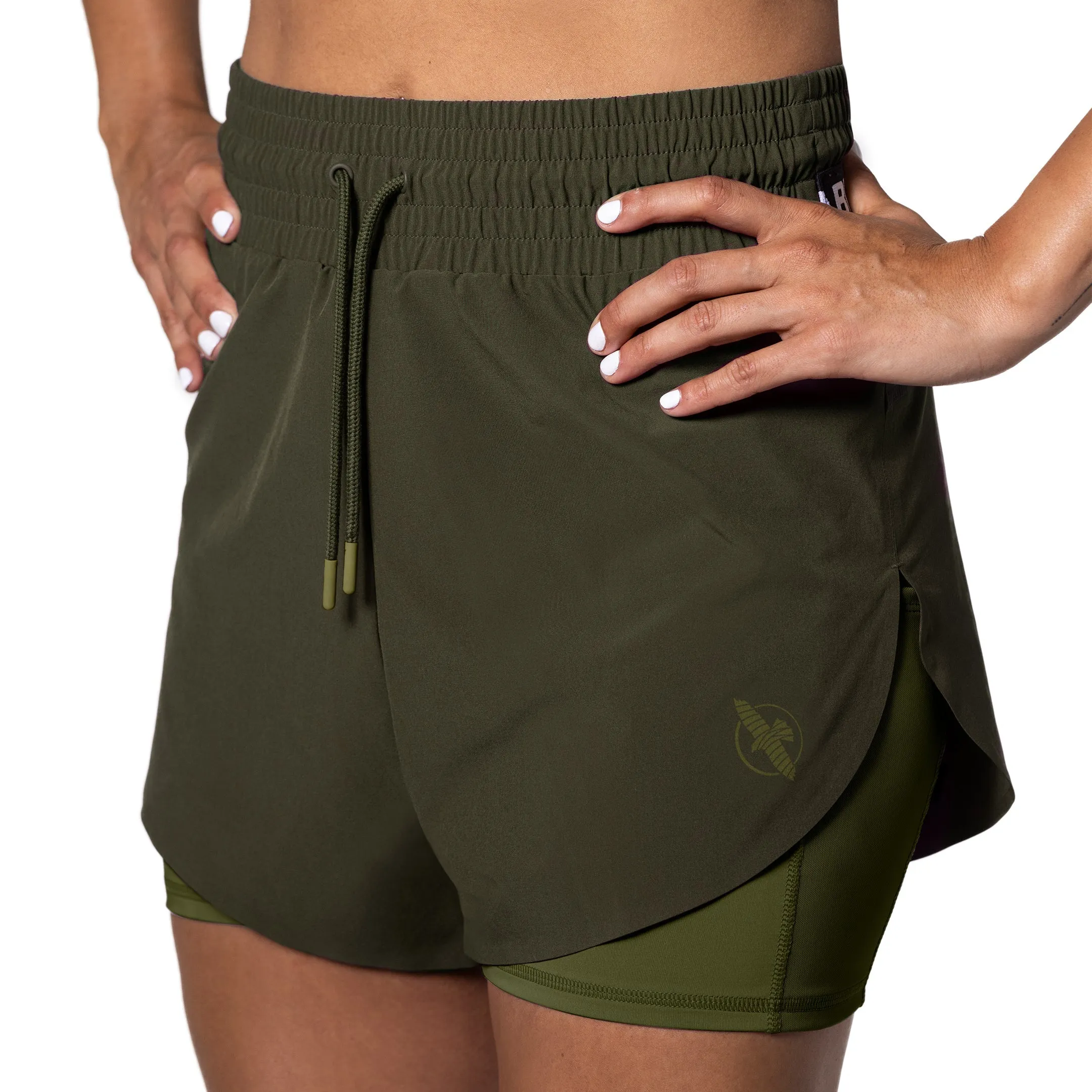 Hayabusa Women’s Mid Rise Layered Shorts