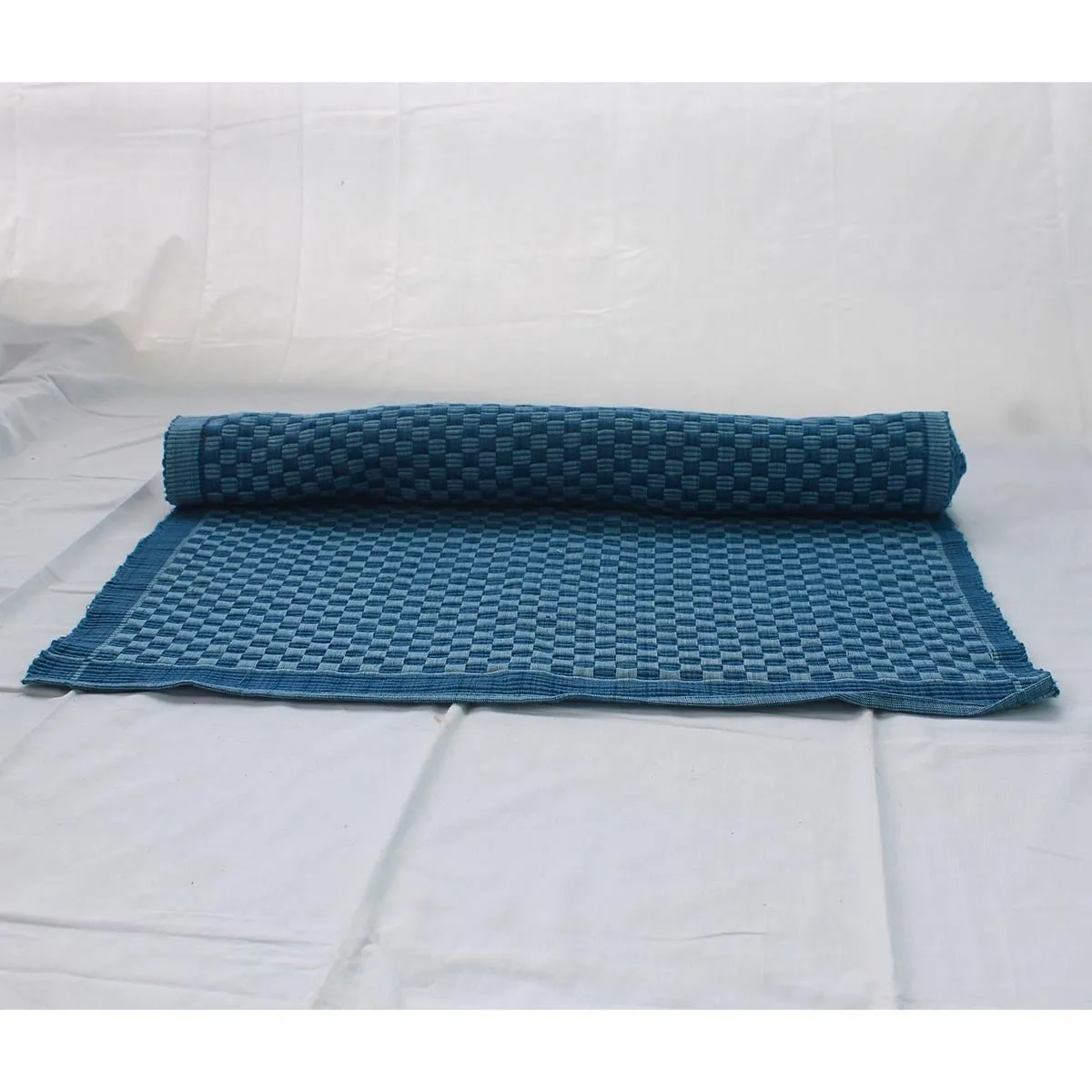 Herbal Indigo Yoga Mat for Holistic Fitness