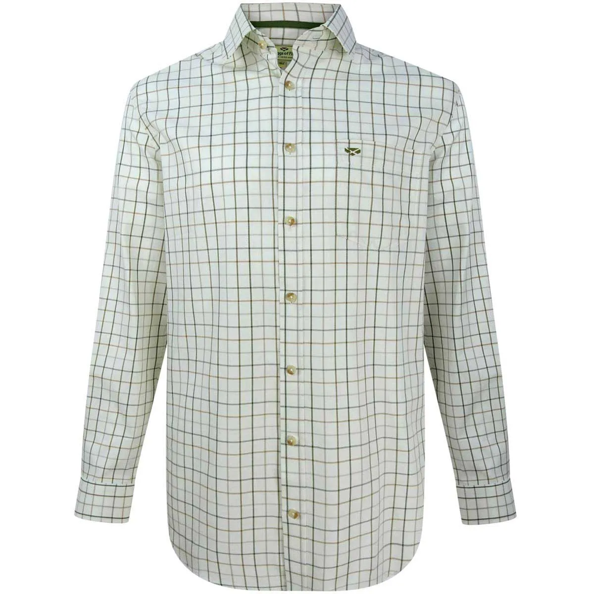 Hoggs of Fife Balmoral Luxury Tattersall Shirt