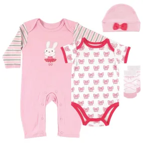 Hudson Baby Cotton Clothing Set, Ballet