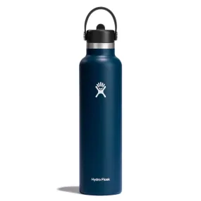 Hydro Flask 24 oz Standard Mouth with Flex Straw Cap Color: Indigo