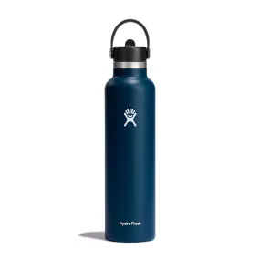 Hydro Flask 24 oz Wide Mouth w/ Straw Lid Color: Indigo