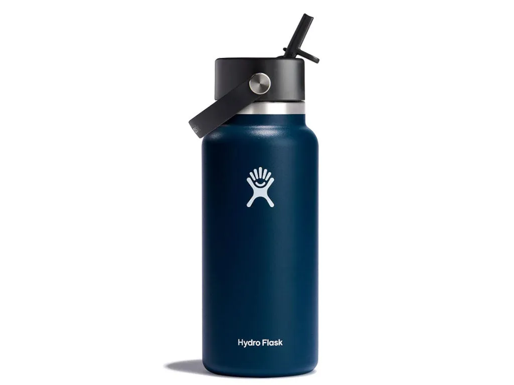 Hydro Flask 32 oz (946ml) Wide Flex Straw Cap Indigo