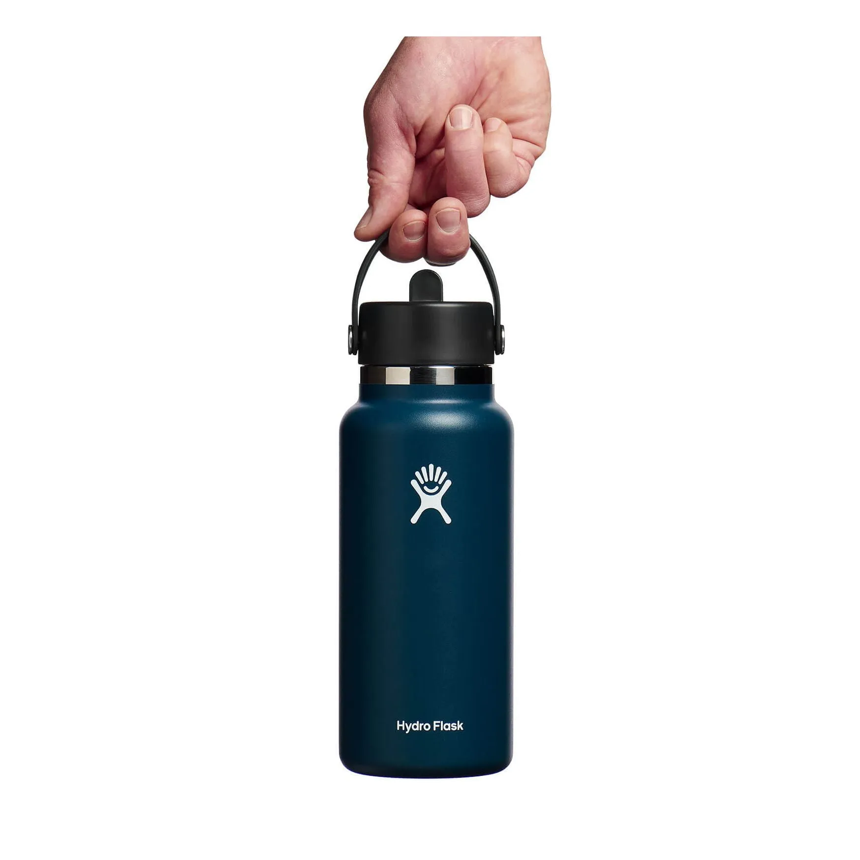 Hydro Flask 32 oz Wide Mouth with Flex Straw Cap Color: Indigo