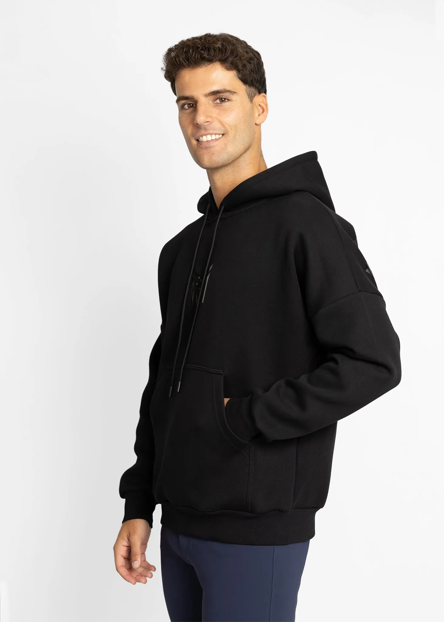 Icon Oversized Hoodie (Black)