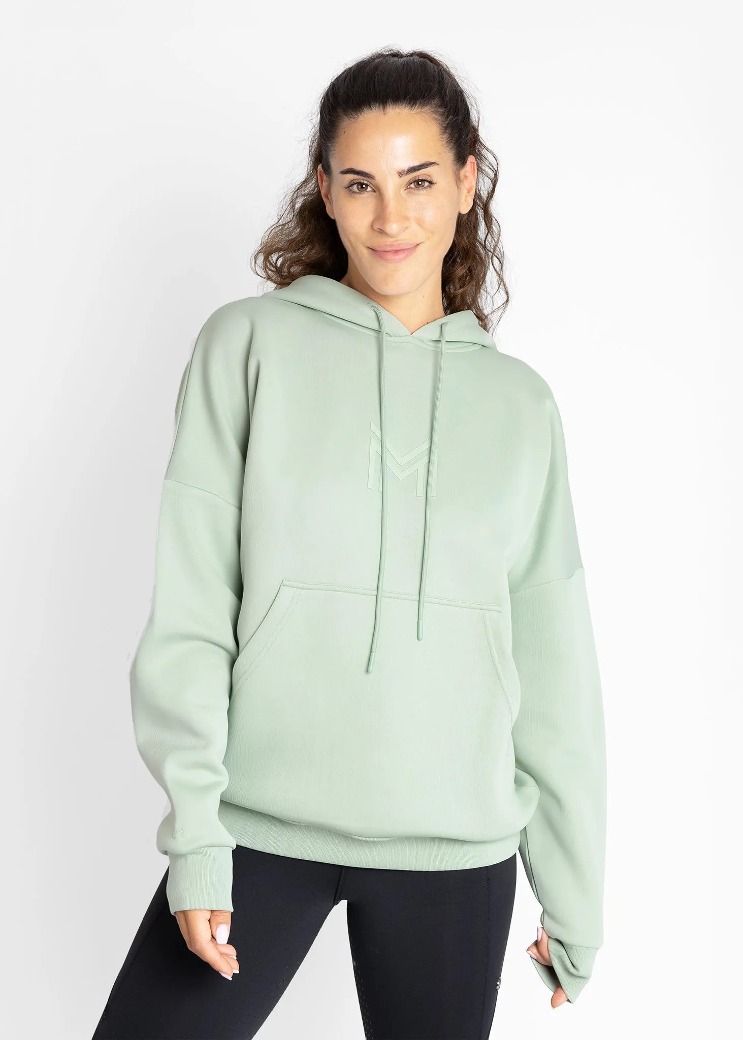 Icon Oversized Hoodie (Sage Green)