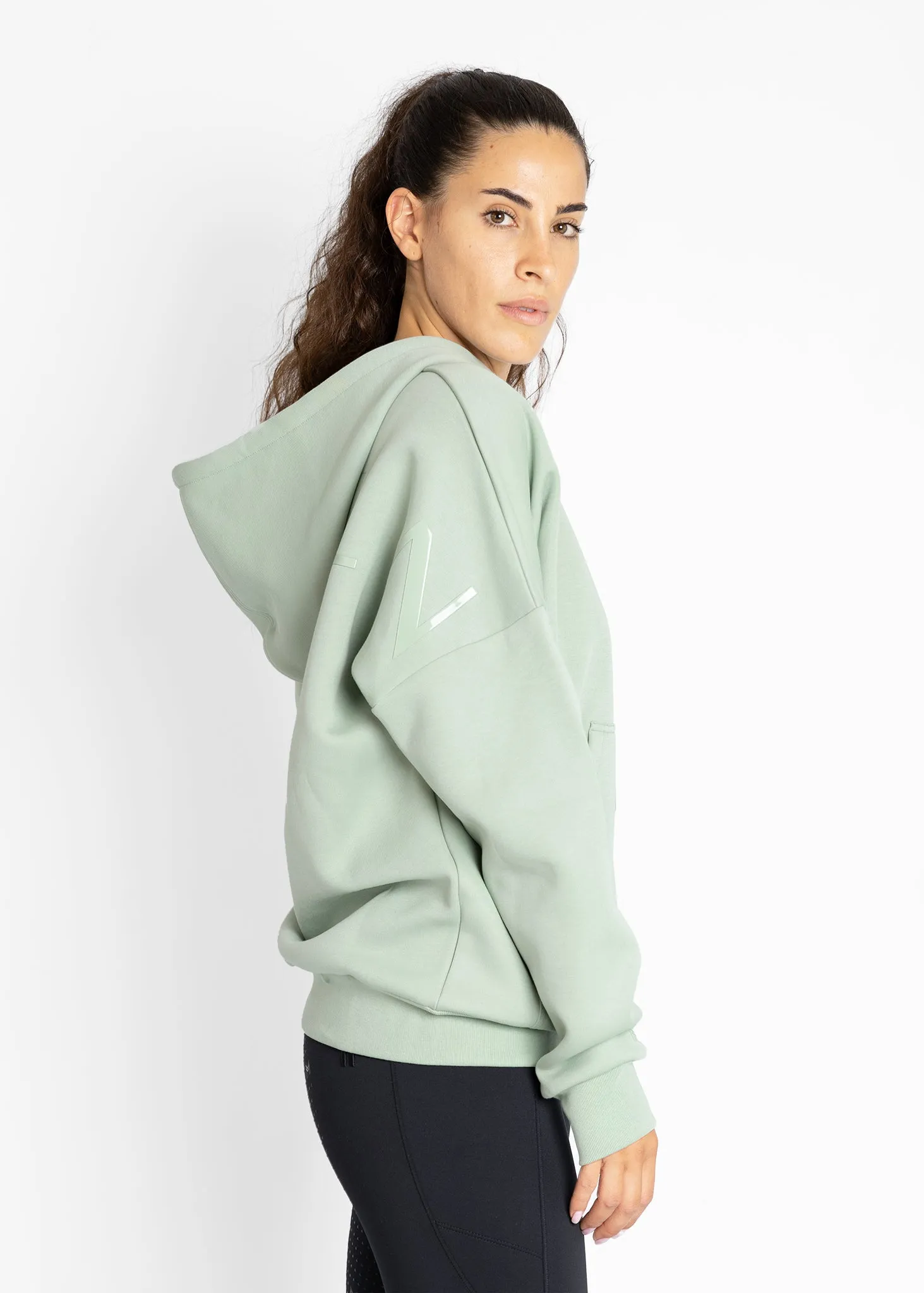 Icon Oversized Hoodie (Sage Green)