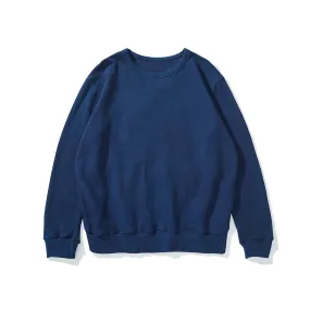 Indigo Sweater Blue Dyed Sweater Pullover