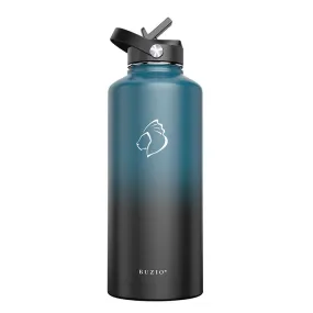 Insulated Water Bottle with 2 Lids | 87oz | Indigo Crush