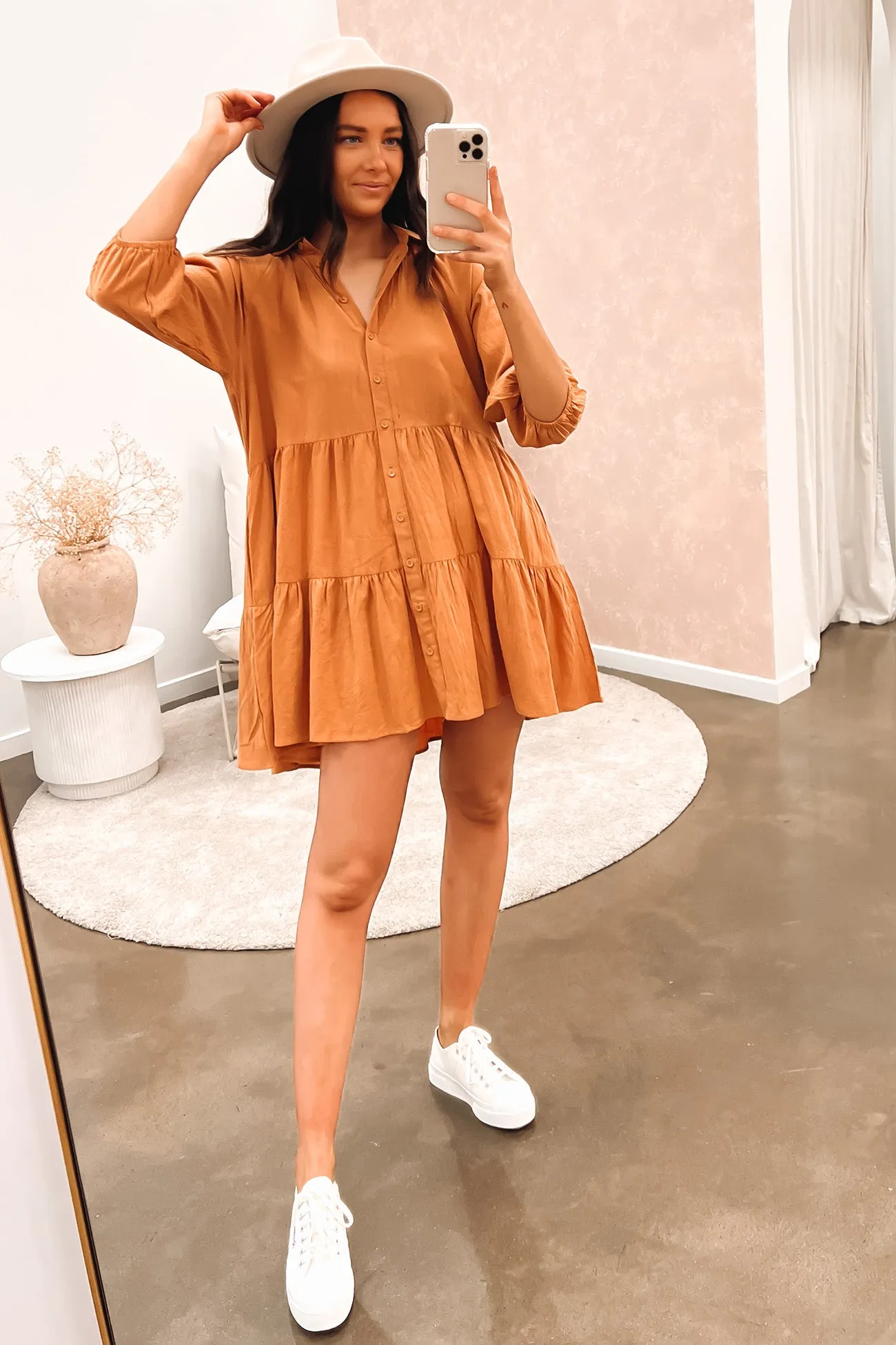 Jared Mini Dress Orange