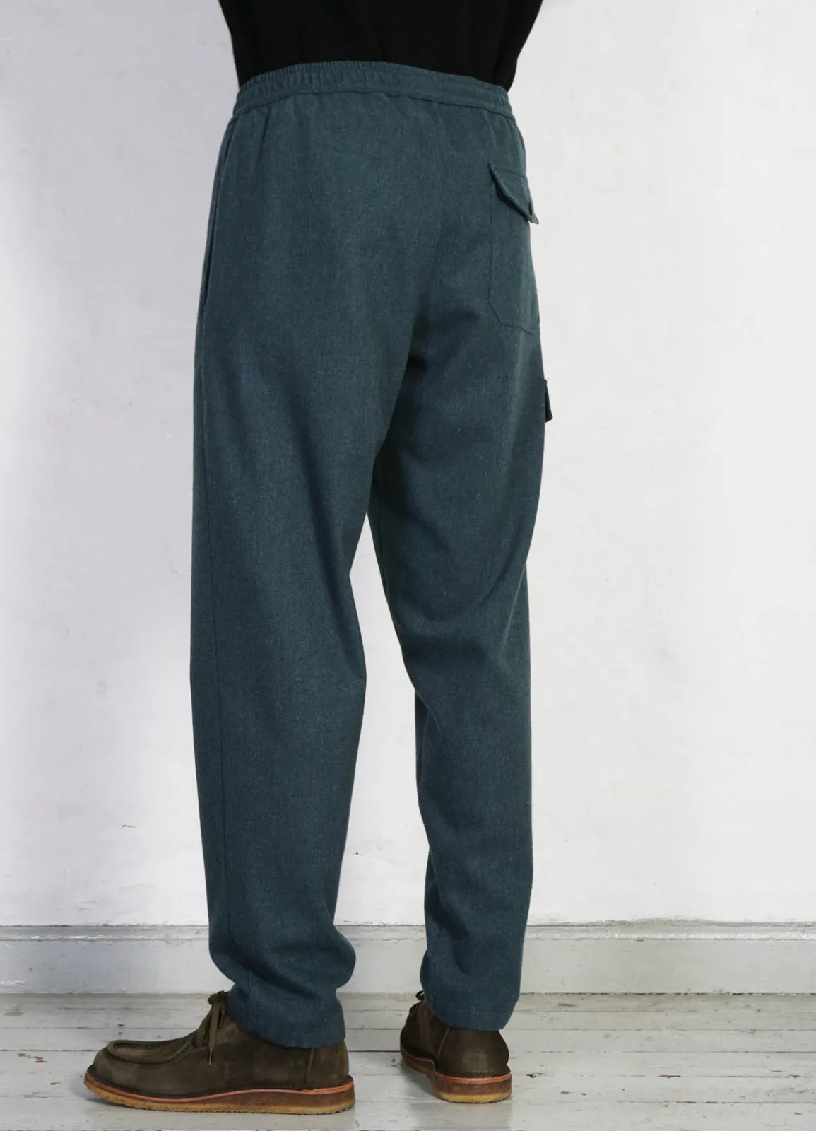 JIMMY | Casual Cargo Drawstring Pants | Moss Green