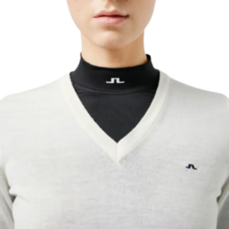 JL Golf Amaya V-Neck Sweater - Ivory