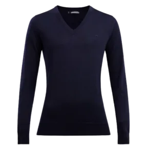 JL Golf Amaya V-Neck Sweater - Navy