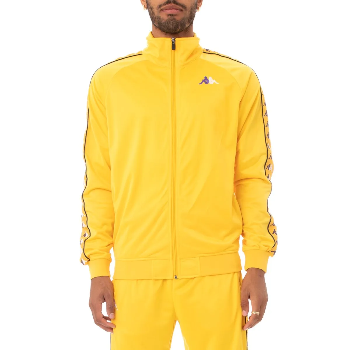 Kappa 222 BANDA CARAMBIE TRACKSUIT Men’s - YELLOW DK - VIOLET- WHITE-BLACK