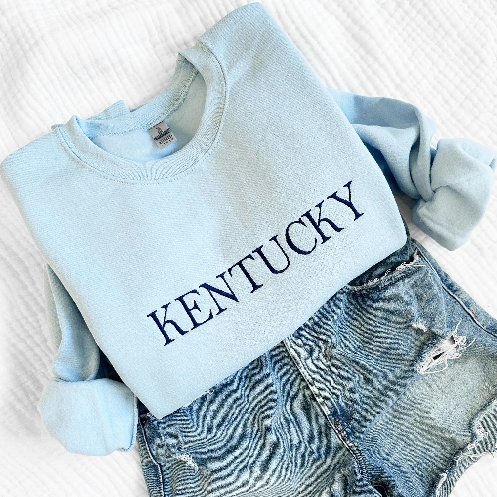 Kentucky Embroidered Gemma Crewneck Sweatshirt