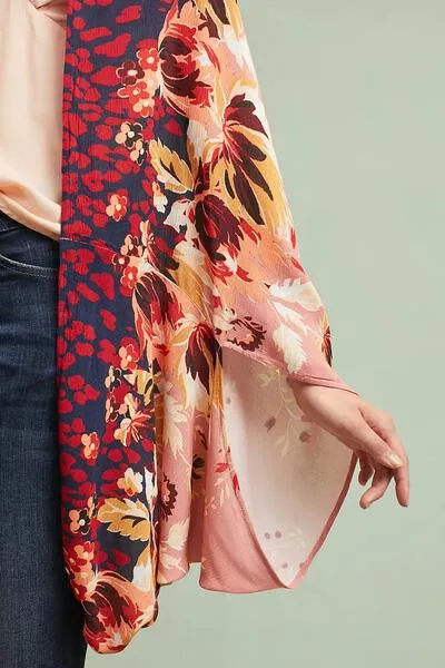 Kimono Mixed Print Floral