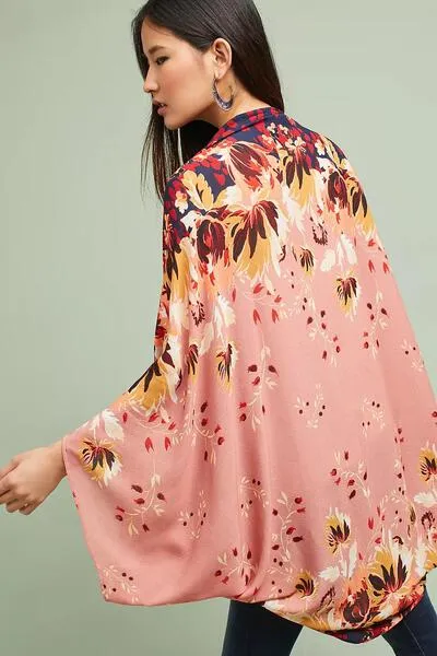 Kimono Mixed Print Floral