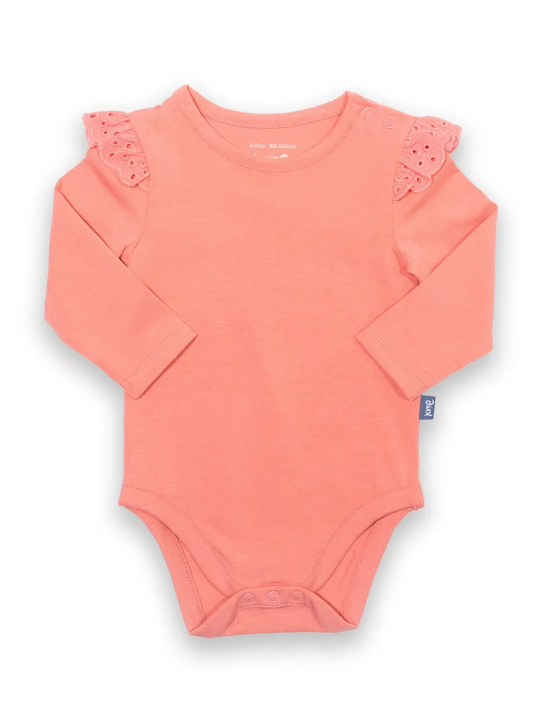 Kite Broderie Bodysuit Salmon