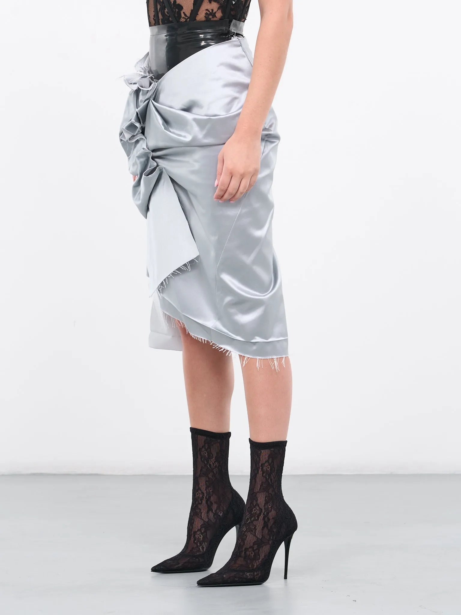 Layered Skirt (S29ME0004-S44074-SKY-BLUE-BLAC)