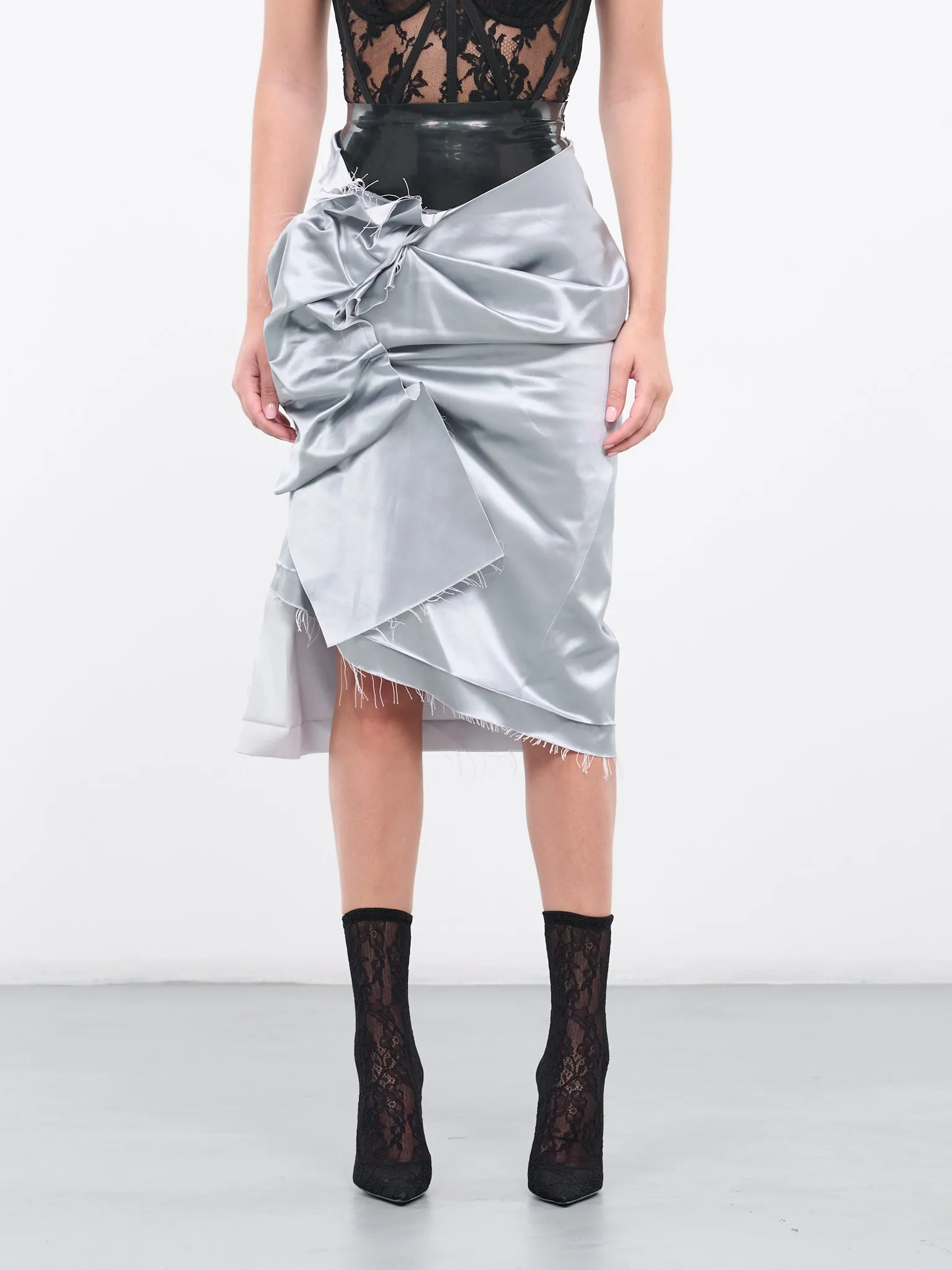 Layered Skirt (S29ME0004-S44074-SKY-BLUE-BLAC)