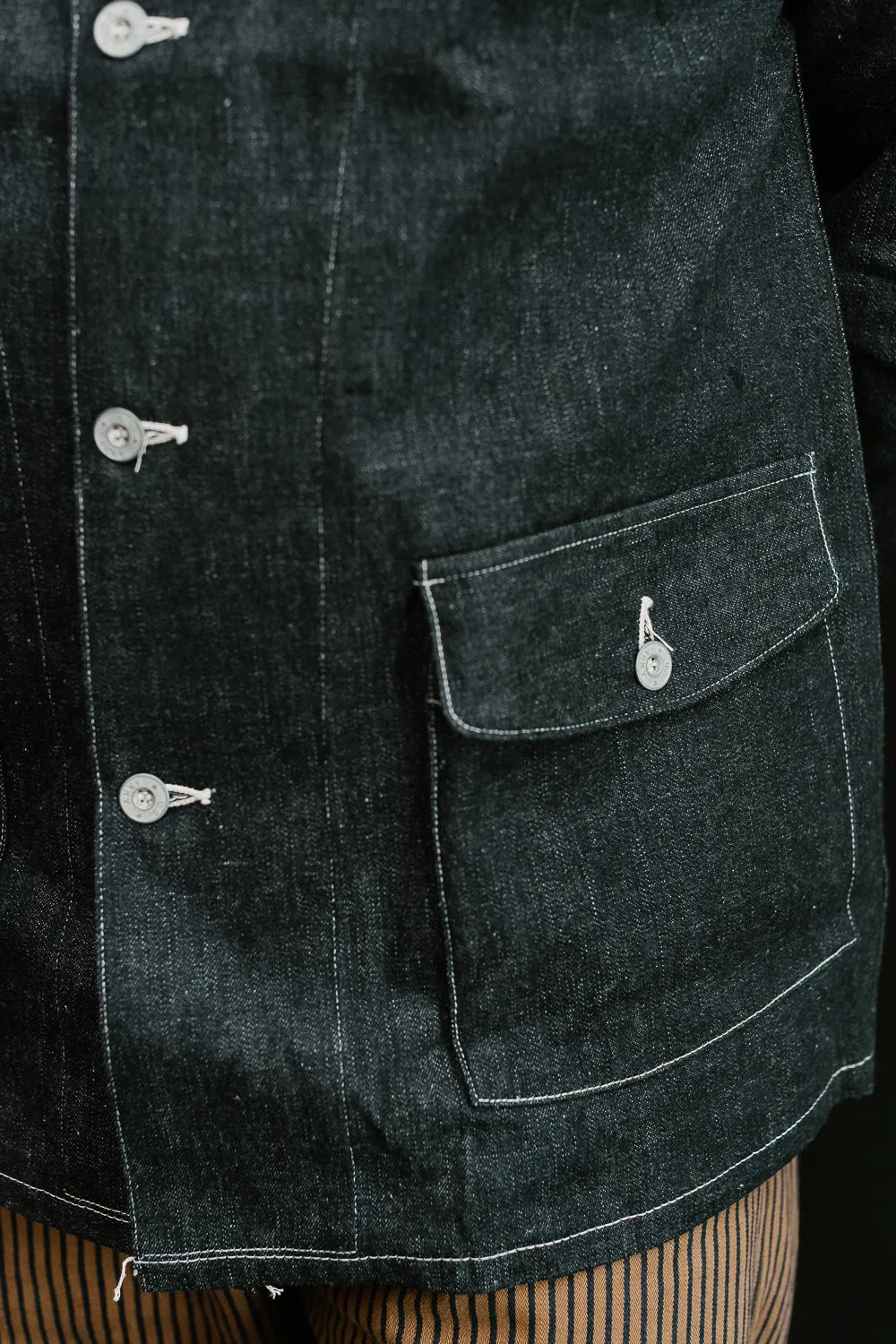 Lot 2186 - Army Denim Coverall - Indigo Denim