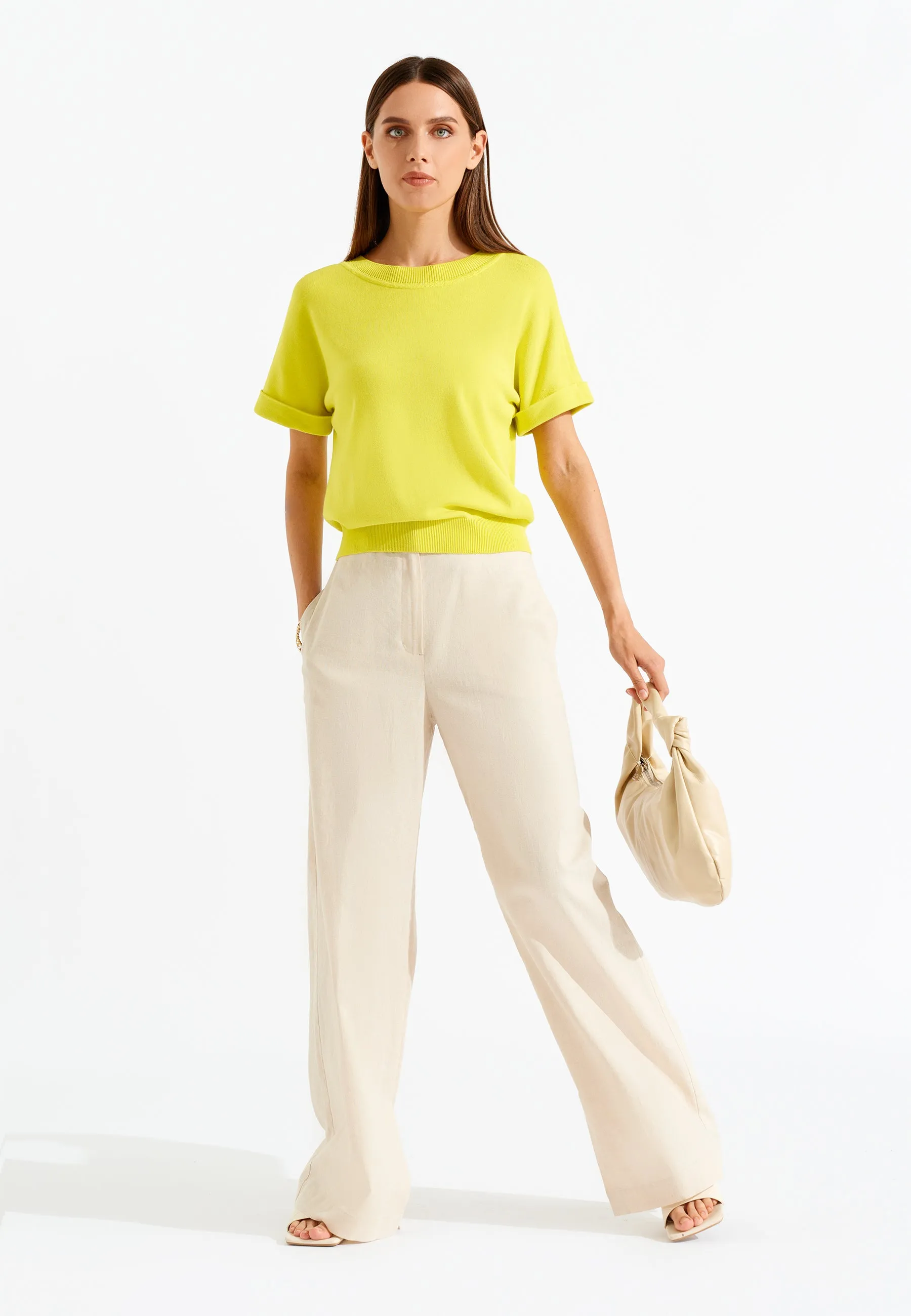 Luxurious Linen Straight Leg Pants