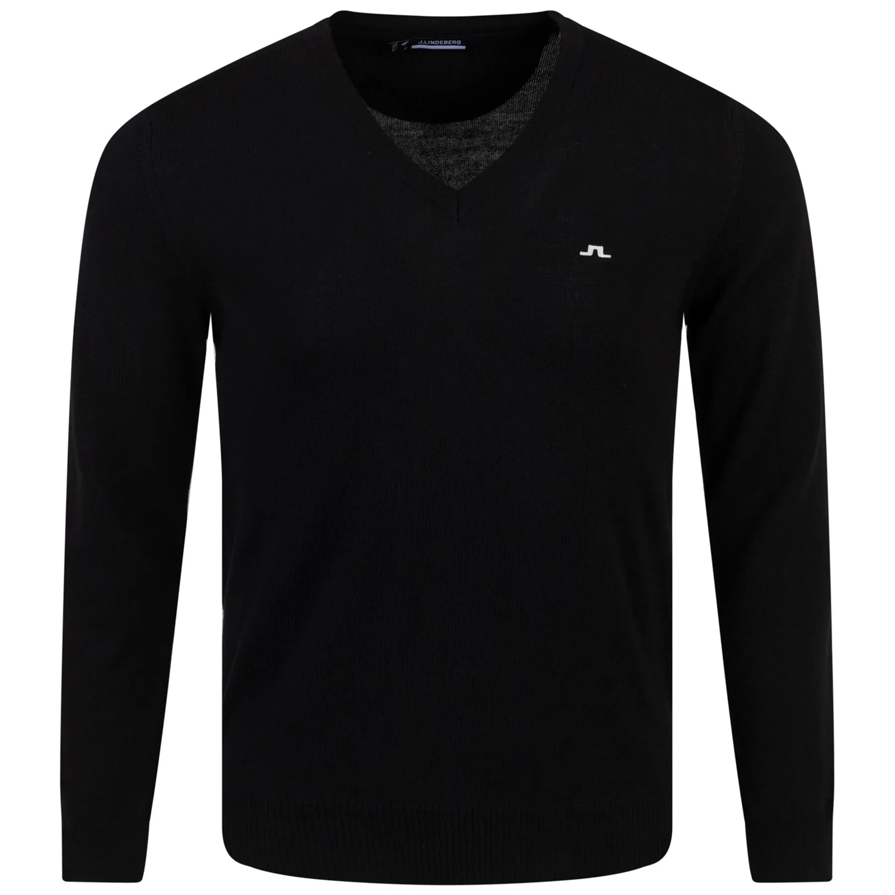 Lymann Knitted Merino Wool Sweater Black - AW23