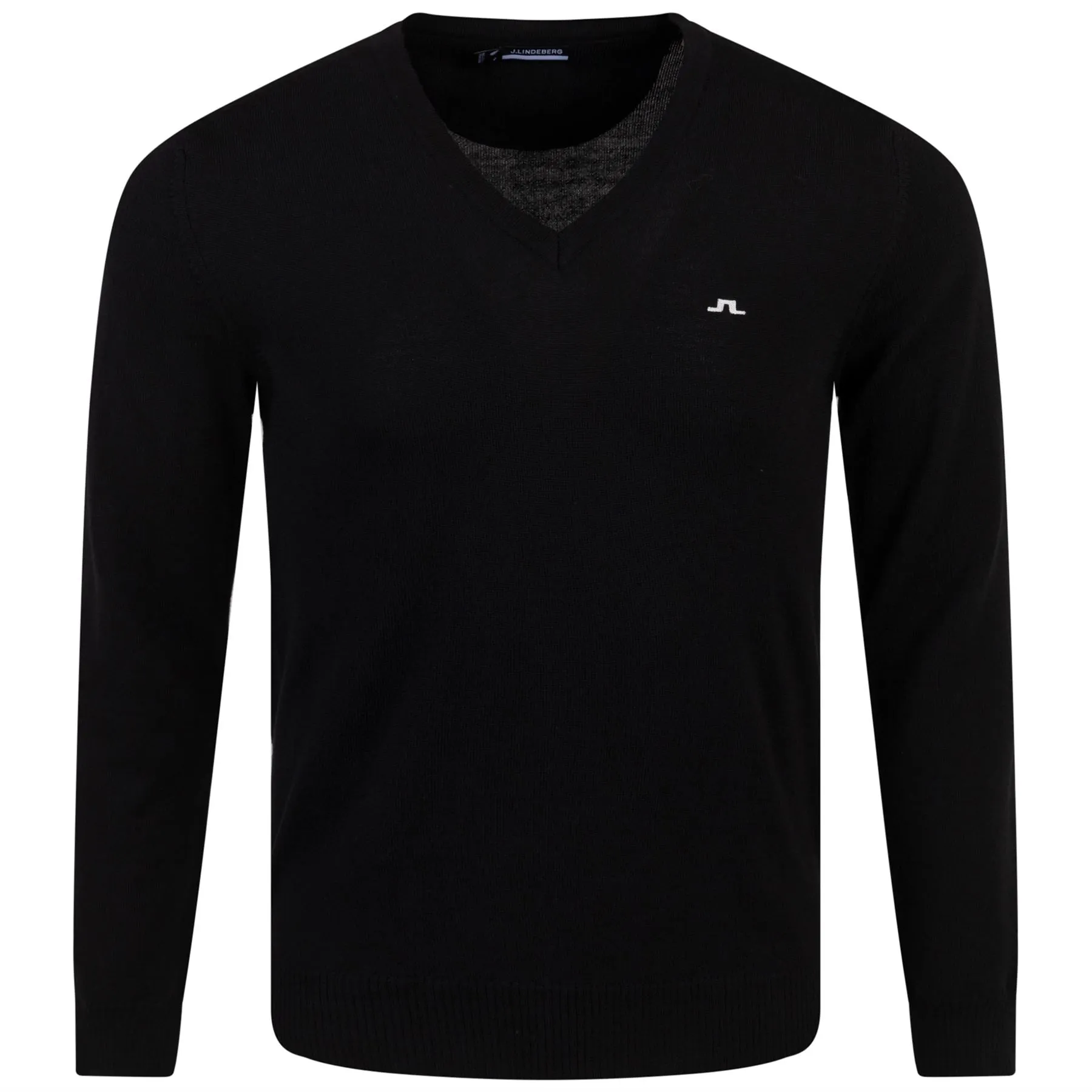 Lymann Knitted Merino Wool Sweater Black - AW23