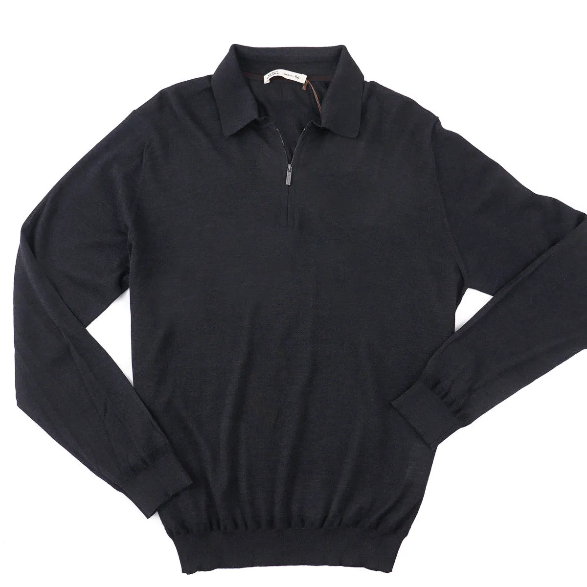 Maurizio Baldassari Cashmere-Silk Polo Sweater