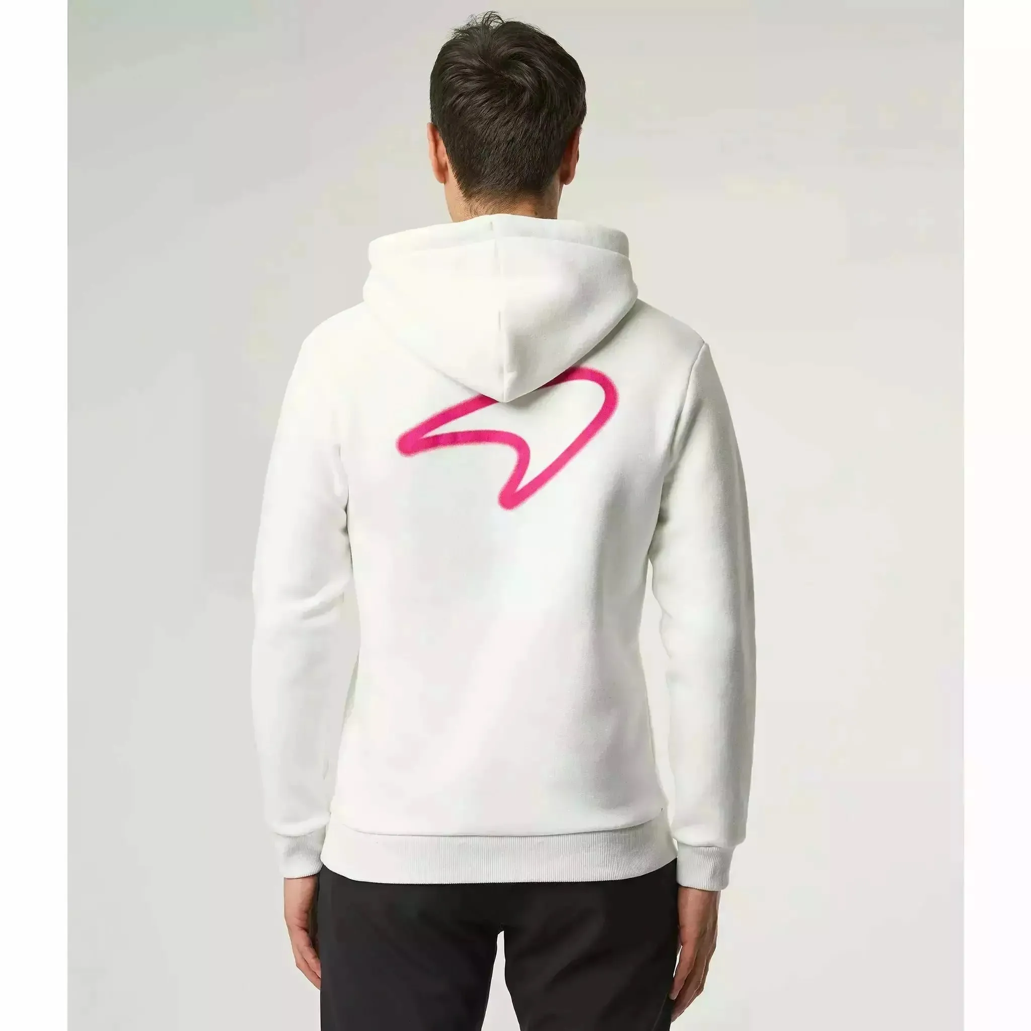 McLaren F1 Men's Miami Neon Graphic Hoodie -Black/White/Vice Blue/Beetroot Purple