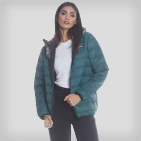 Members Only Women's Solid Packable Oversized Jacket