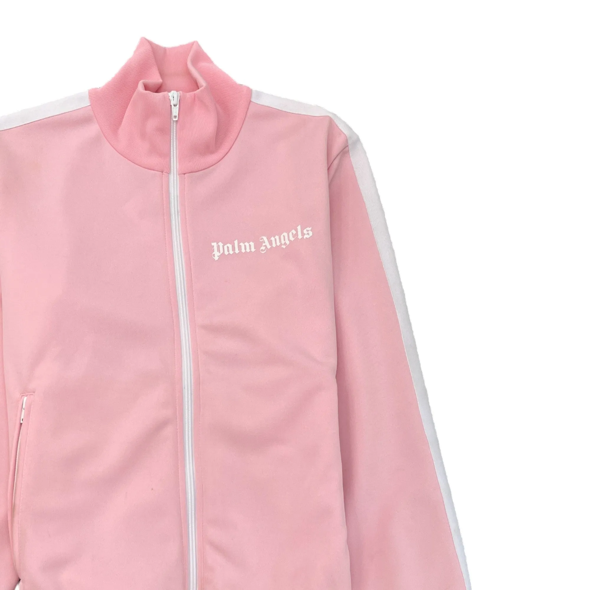 Men's Logo Track Jacket Pink Size S