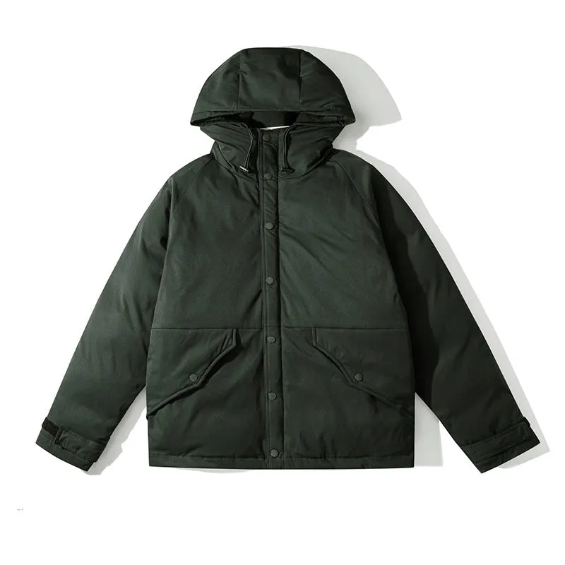 Men's Outdoor Hooded Down Jacket Autumn and Winter Jacket