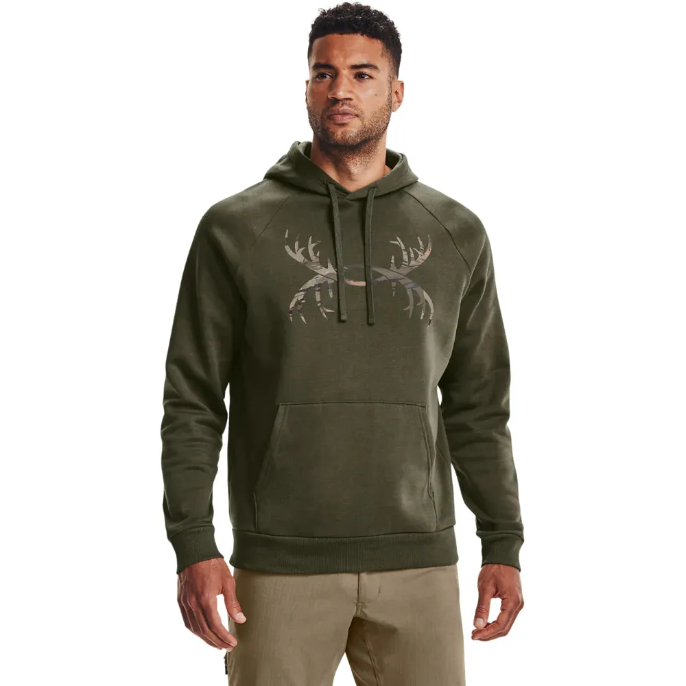 Men's Rival Fleece Antler Hoodie - Marine OD Green