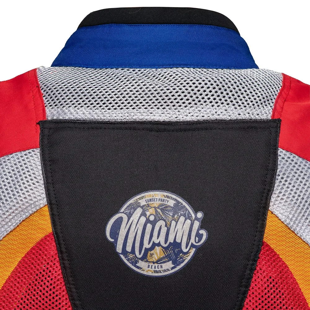 MIAMI MOTOR CLUB FULLY-PROTECTED BIKER JACKET