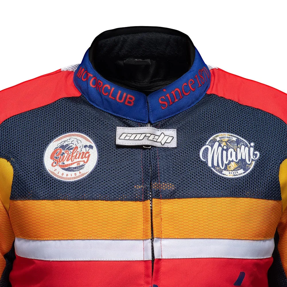 MIAMI MOTOR CLUB FULLY-PROTECTED BIKER JACKET