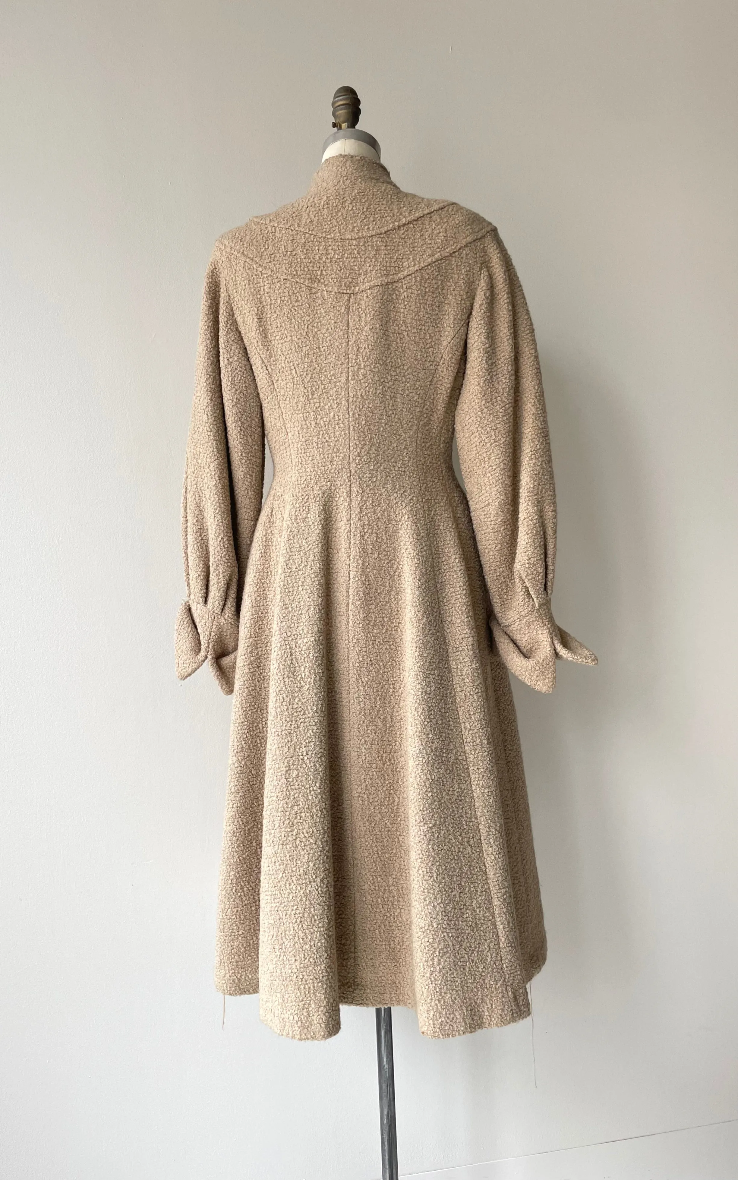 Minterne Boucle Wool Coat | 1940s