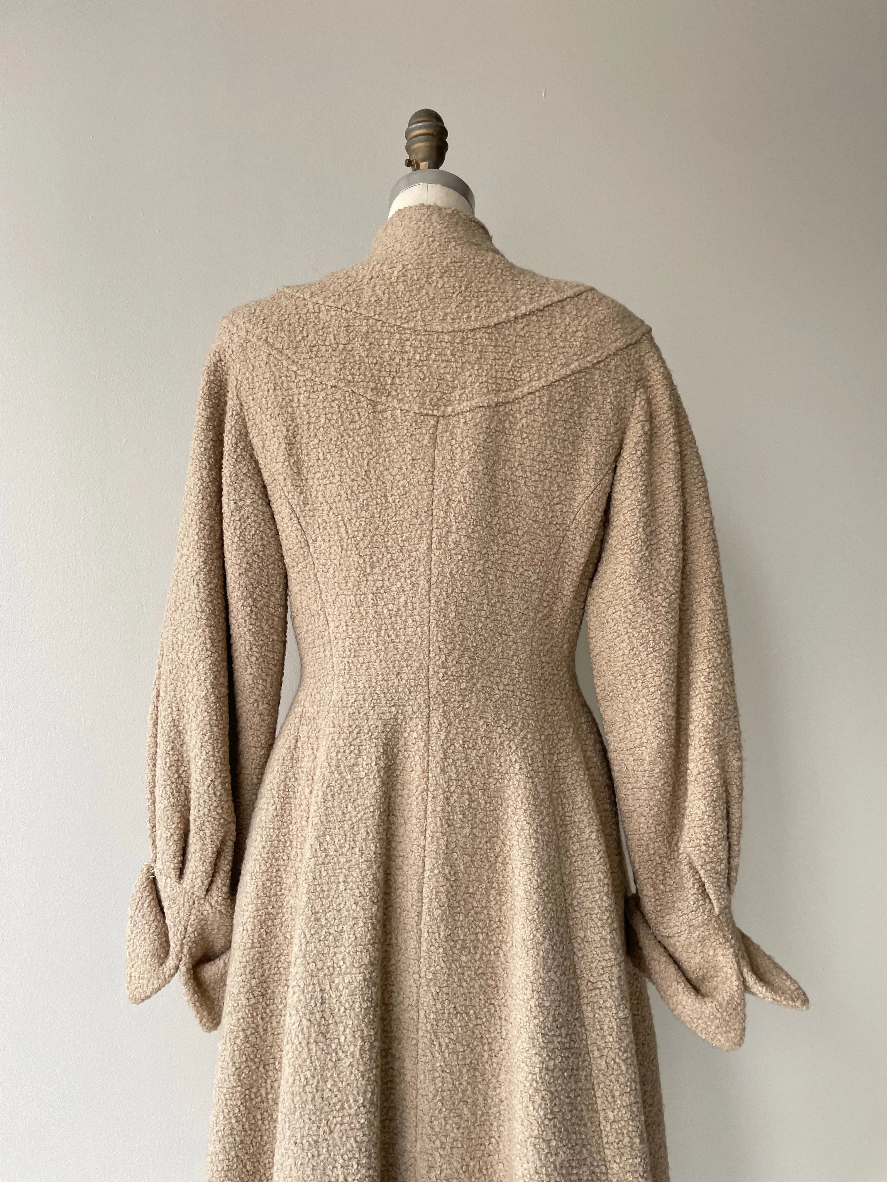 Minterne Boucle Wool Coat | 1940s