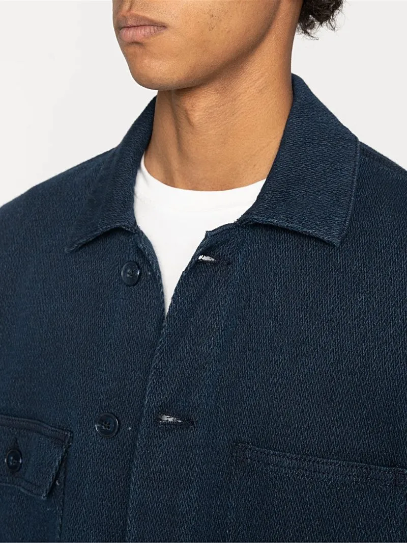 Naked & Famous Chore Coat - Yagasuri Demin - Indigo