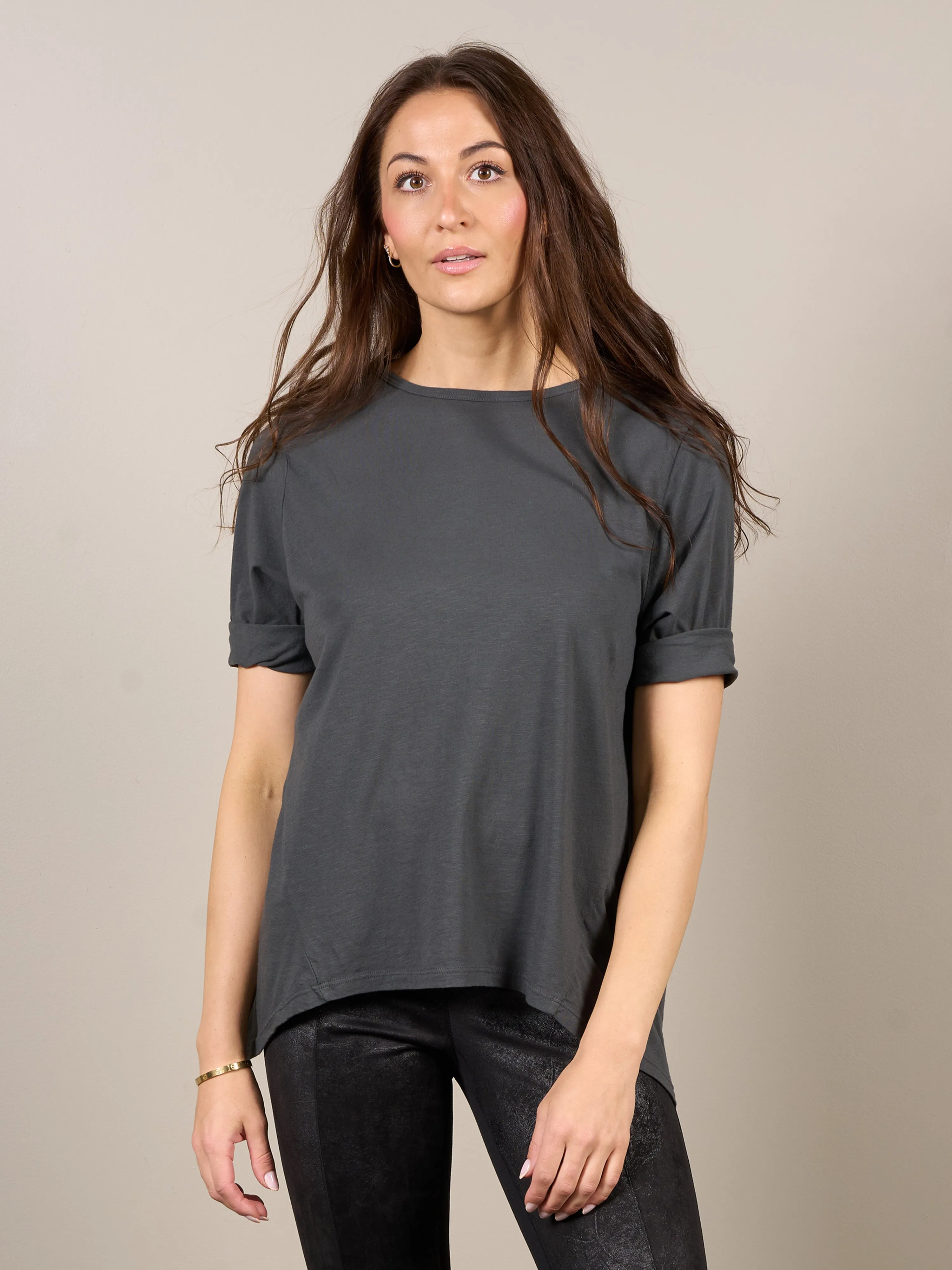 OAKLEE oversize t-shirt - Anthracite grey